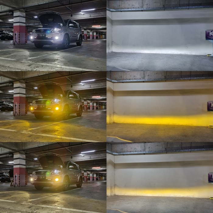 Paket Upgrade Lampu Led Macrone Fortuner Vnt Foglamp (3 Warna)