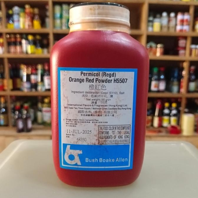 Pewarna Makanan Oren Merah Bubuk 500gr