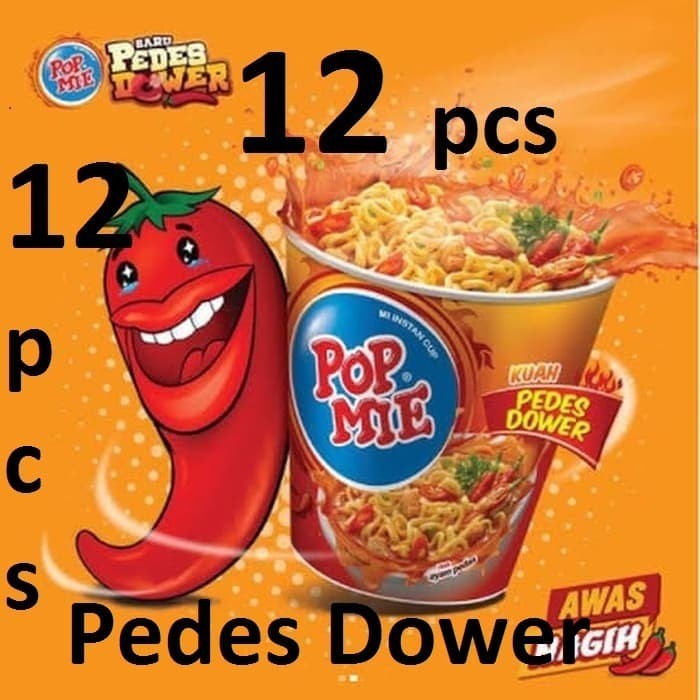 

PROMO MIE / PASTA / Pop Mie Kuah Pedes Dower dus (12pcs) NON COD
