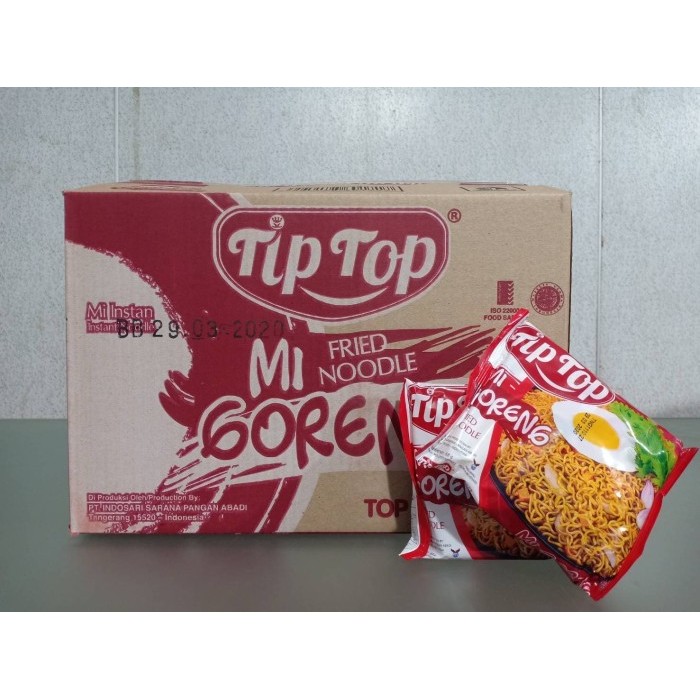 

PROMO MIE / PASTA / Mie Tip Top Mie Goreng - 1 Dus NON COD