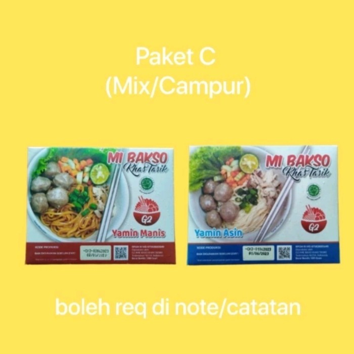

PROMO MIE / PASTA / Mie Baso G2 Khas Tasik NON COD
