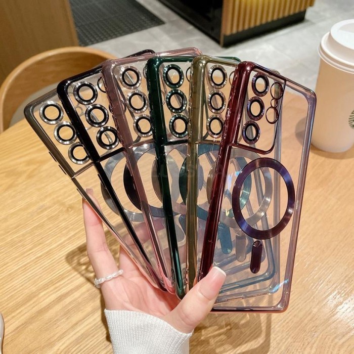 Case Samsung Galaxy Note 20 Note 20 Ultra Plating Magsafe Cover Casing