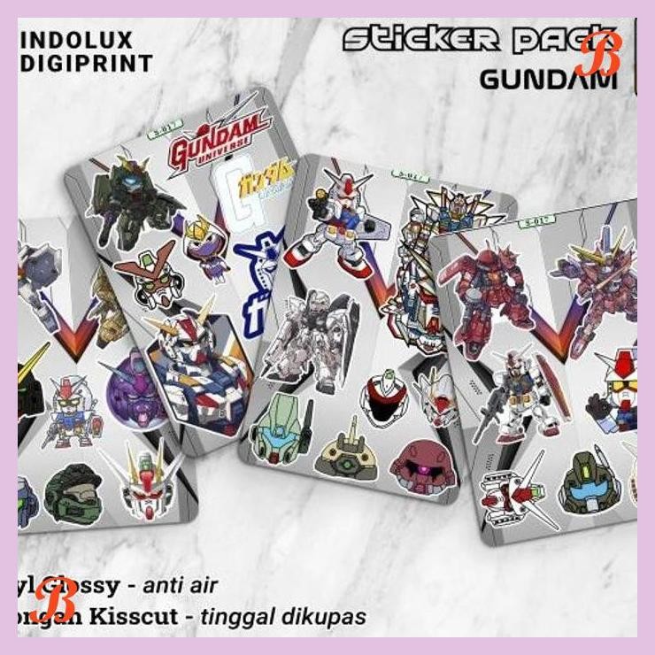 

| UM | STICKER GUNDAM MOBILE SUIT ROBOT 30PCS STIKER PACK ANIME RX VINYL