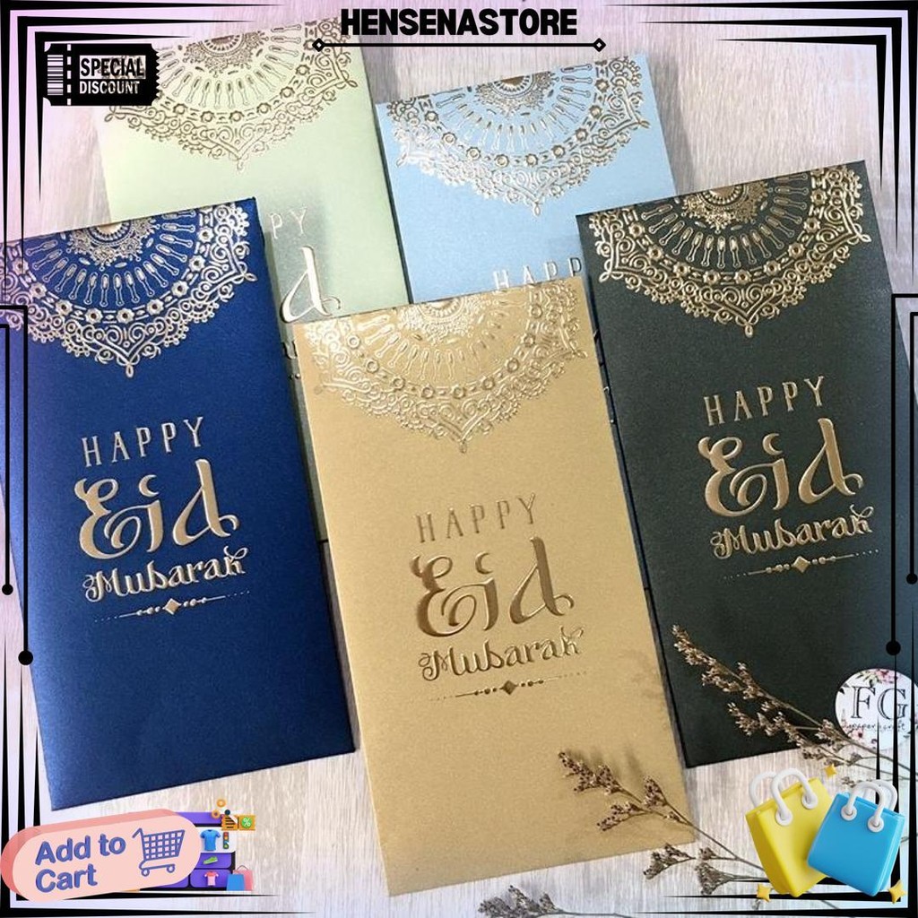 

Amplop Idul Fitri 5Pcs Money Envelope Arabic Pattern By Fgpaper D Cod