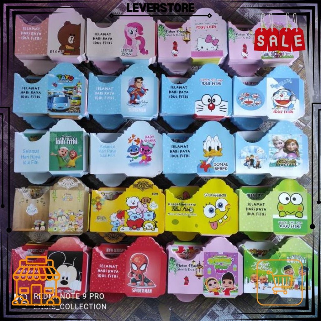 

[ 1Kg Isi 1000 Lembar]Amplop Lebaran Ukuran Medium 7X11,5 (Bisa Cod) D Cod