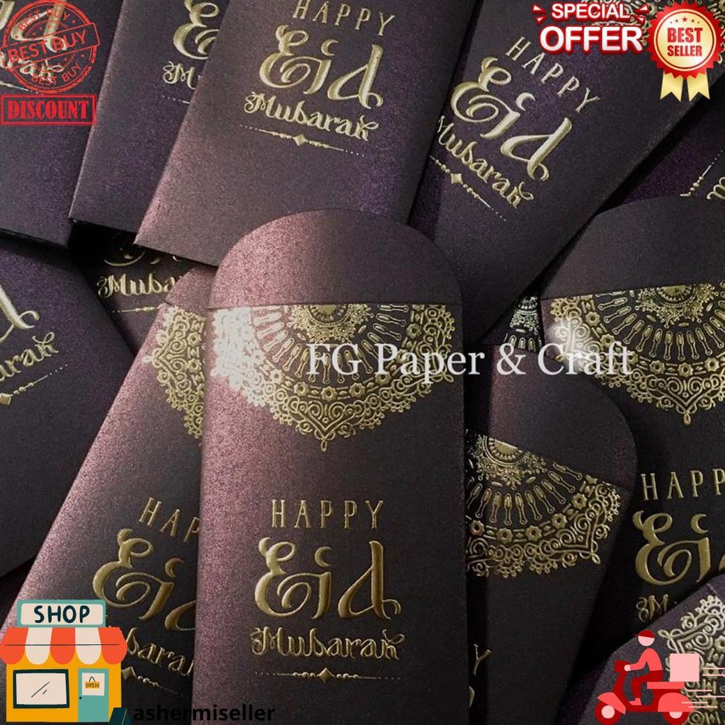 

Amplop Idul Fitri 5Pcs Money Envelope Arabic Pattern By Fgpaper D Termurah