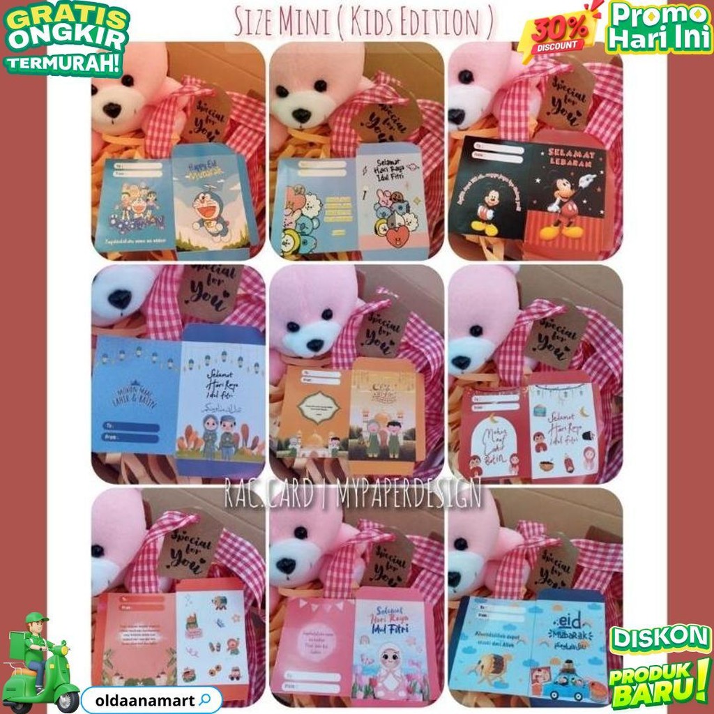 

(Lembaran Isi 100 Pcs) Bisa Pilih Motif Promo Amplop Lebaran Lembaran Free Plastik D Ramadhan Sale