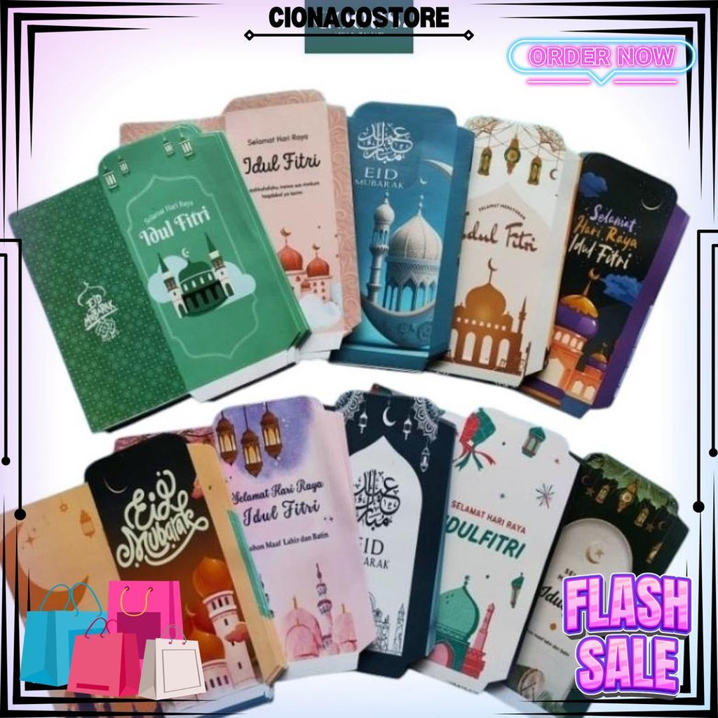 

[50 Pcs] Amplop Mini Lebaran 2025 | Amplop Kekinian | Amplop Lebaran Muslim Aesthetic | Angpau D Sale