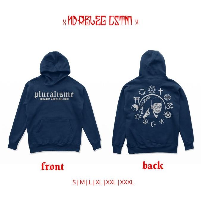 Grosir Sweater Hoodie Pluralisme Gusdur