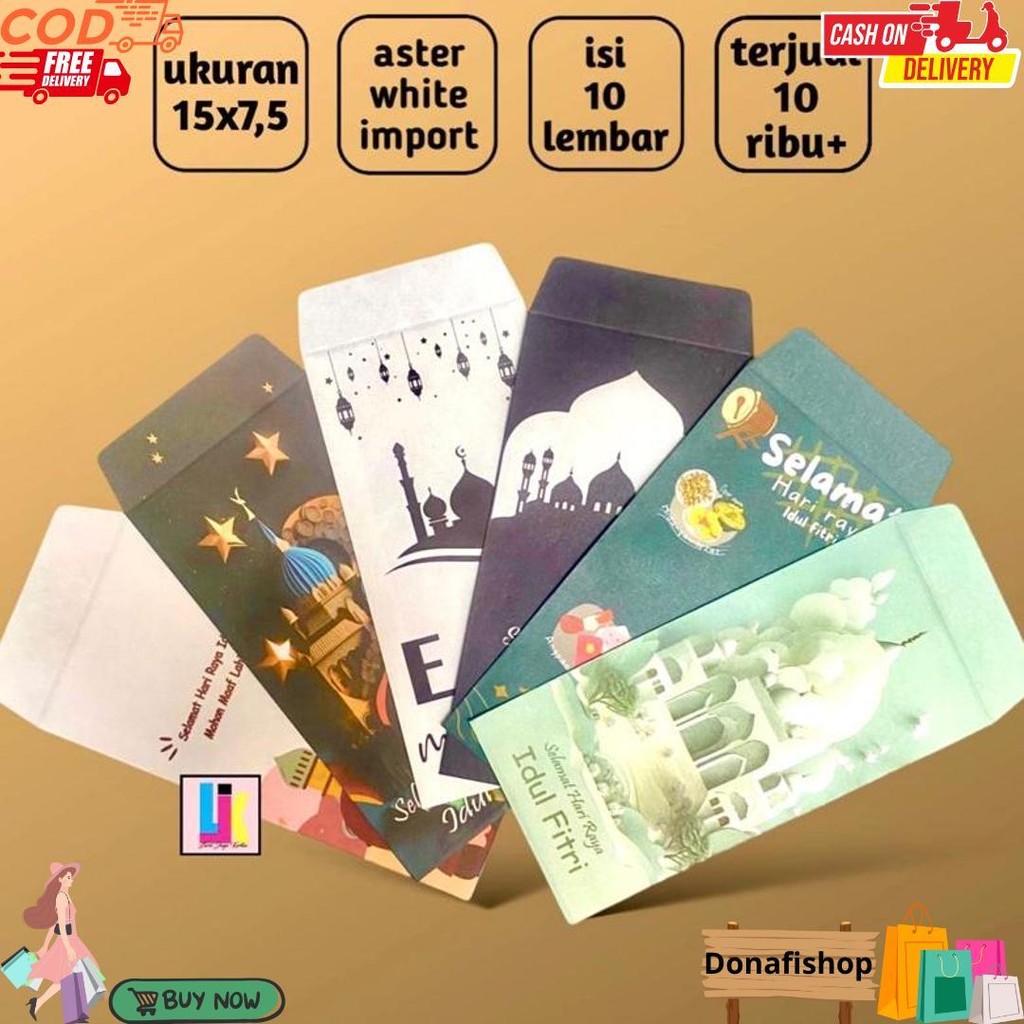 

( Isi 10 ) Amplop Lebaran Idul Fitri 1 Pack Isi 10 Lembar / Amplop Lebaran Murah / Amplop Lebaran Besar D Terlaris
