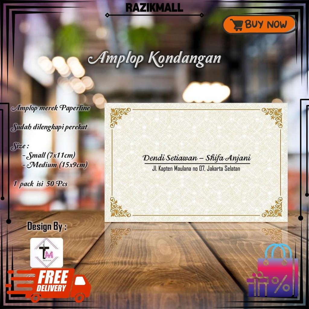 

Isi 50 Pcs Kode D55 - Amplop Kondangan / Amplop Desain / Amplop Nama D Promo 3.3