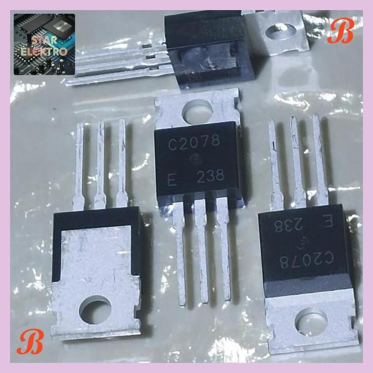 | ELK | C2078 TO-220 2SC2078 2SC 2078 TRANSISTOR RF VHF UHF AMPLIFIER NPN 27MHZ BJT 3A 75V