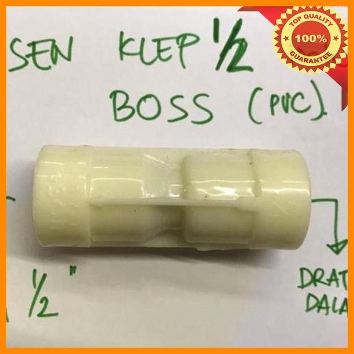 [SMM] BOSS 1 PER 2 INCH DIM TUSEN PVC KLEP 1 SATU ARAH SAMBUNGAN PIPA