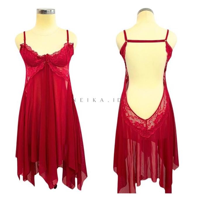 

Agnes Lingerie Dress Bisa Bigsize Sleepwear Nightown S - 2Xl Original