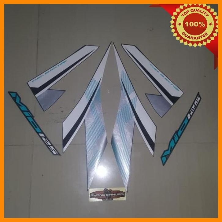 [AMC] STRIPING MIO M3 125 2018 ABU ABU PUTIH ORI