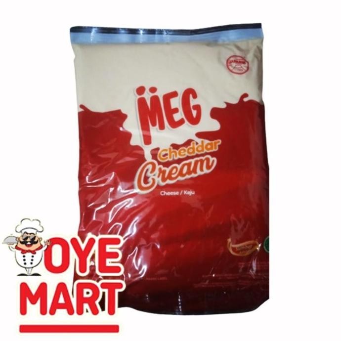 

SIAP KIRIM MEG CHEDDAR CREAM CHEESE 1KG / KRIM KEJU