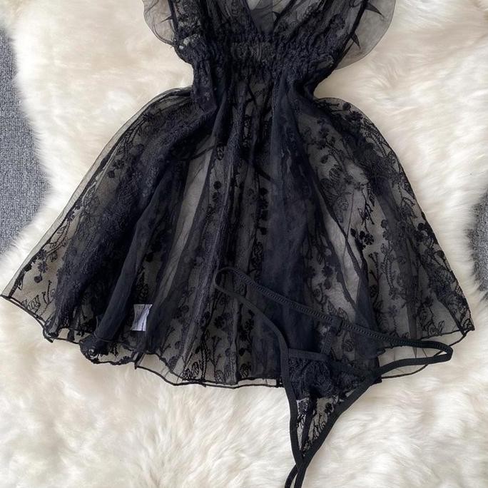 

Baju Tidur Lingerie Wanita / Lingerie Transparan Baju Seksi Wanita 085 Original