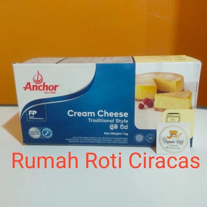 

SIAP KIRIM CREAM CHEESE ANCHOR 1KG KRIM CHESSE 1 KG KEJU NEW ZEALAND MILK