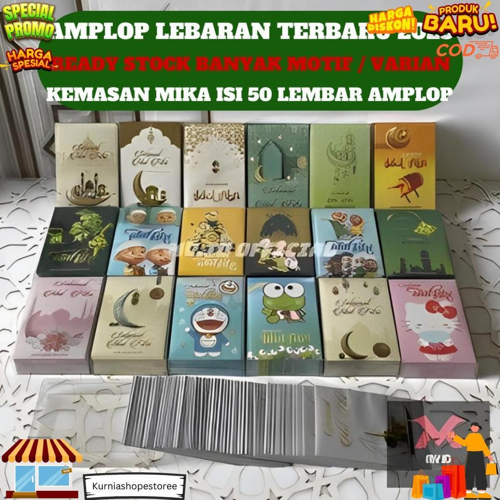 

Amplop Lebaran Idul Fitri (Isi 50 Lembar) Amplop Karakter Angpao Thr Gift Lebaran Hari Raya Eid Mubarak Terbaru D Sale