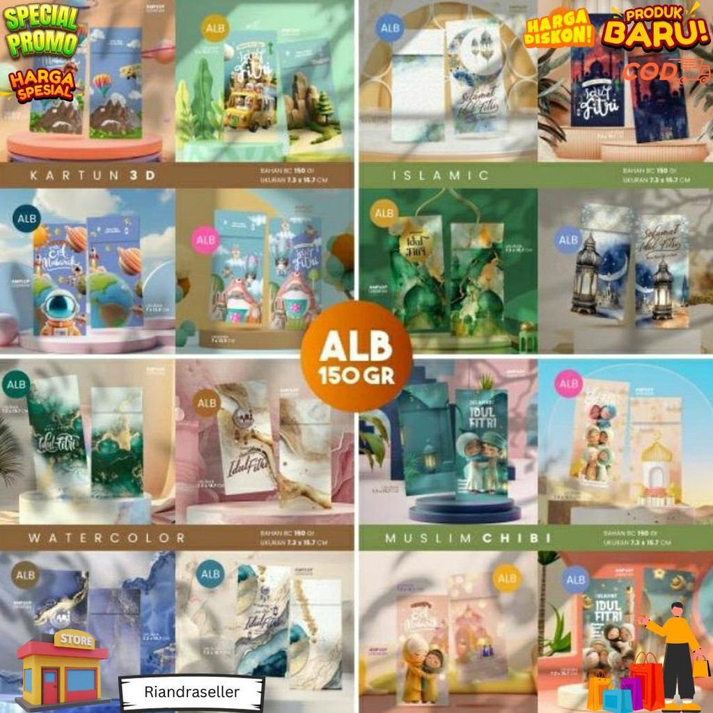 

Amplop Lebaran Murah (Isi 100Pcs) | Bahan Aster 150Gr | Isi 4 Desain (Sesuai Tema) | Grosir Amplop D Promo Puncak