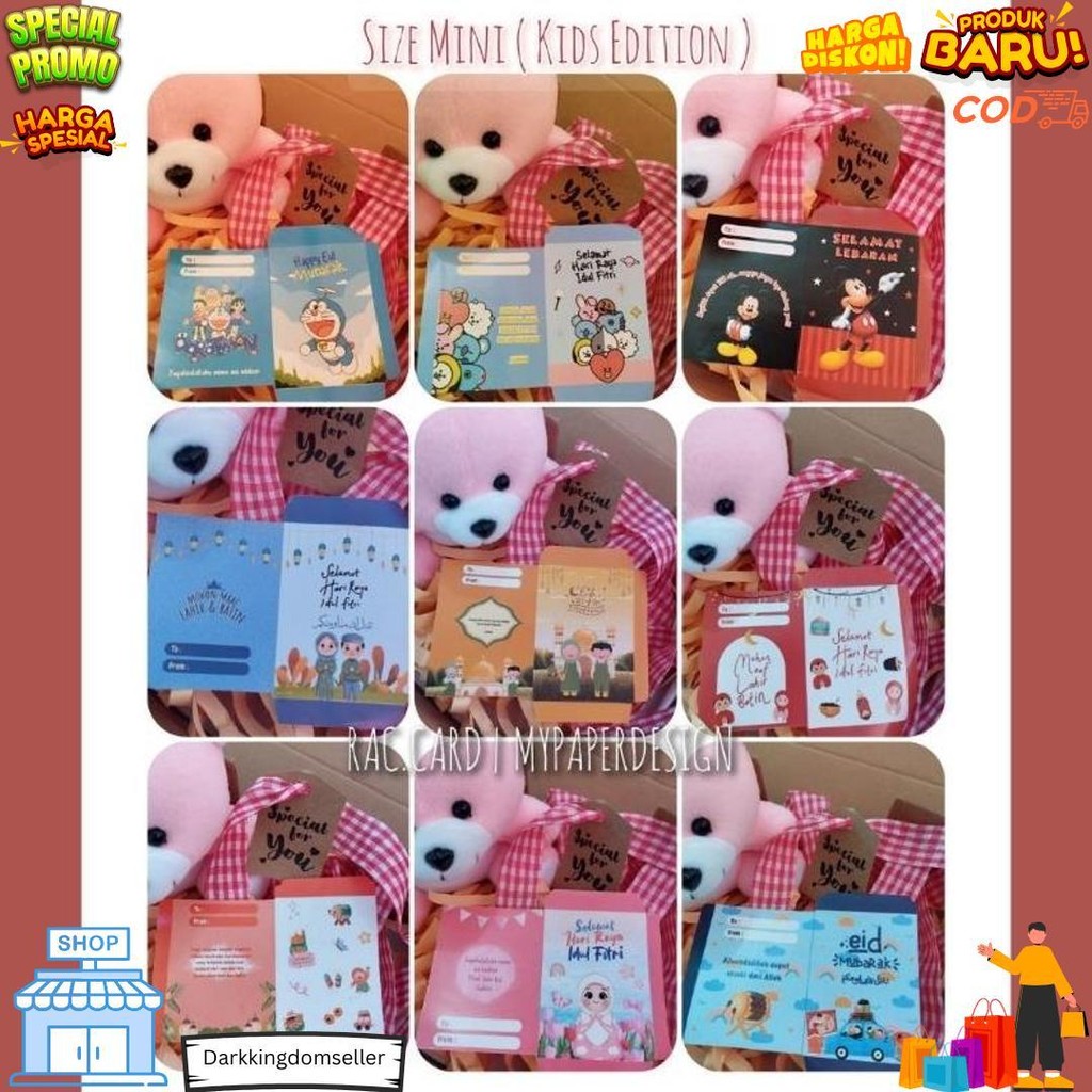 

(Lembaran Isi 100 Pcs) Bisa Pilih Motif Promo Amplop Lebaran Lembaran Free Plastik D Promo Puncak