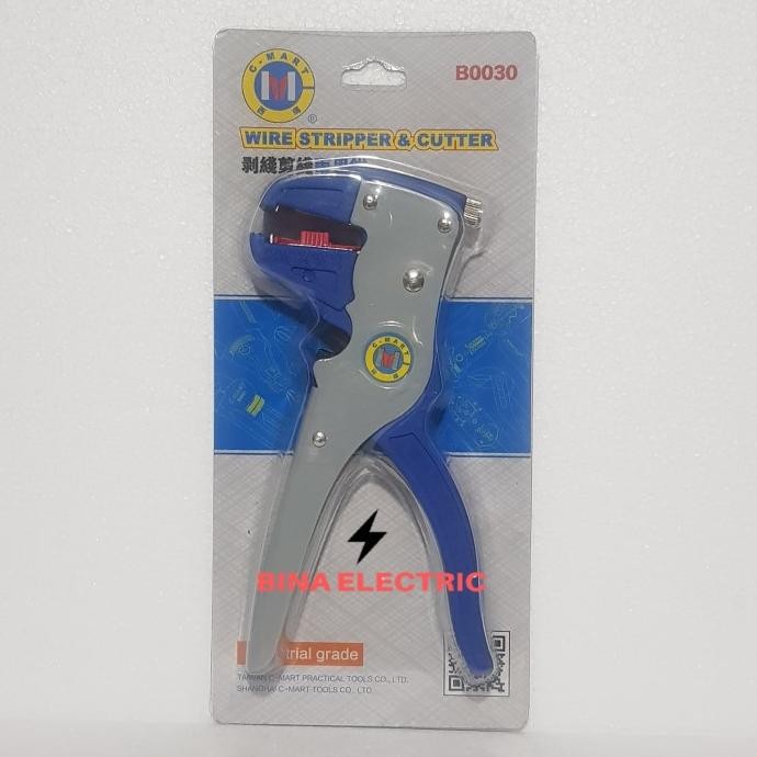 

SIAP KIRIM WIRE STRIPPER & CUTTER C-MART CB0030 / TANG POTONG, PENGUPAS KOMBINASI