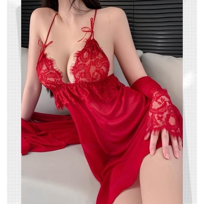 

Sexy Lingerie Kimono Baju Tidur Sexy Wanita Lingerie Kimono 3In1 118 Original
