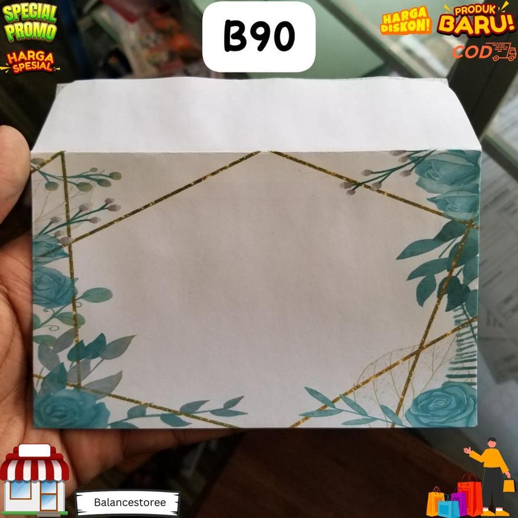 

Isi 50 Pcs Kode B1, B2, B3, Amplop Kondangan (Full Tanpa Tepi) / Amplop Desain / Amplop Nama D Promo Puncak