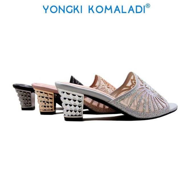 Sale [ Original ] Yongki Komaladi Sandal Heels Ol-Ysl7066-24 Ladies Wanita