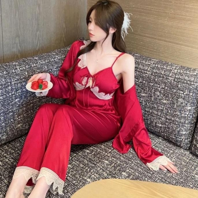 

Baju Tidur Wanita-Dress-Daster-Lingerie Kimono Premium 29W Original