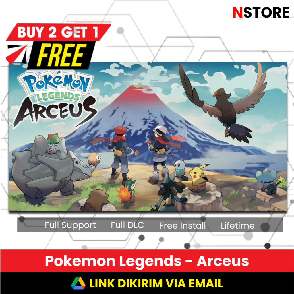 POKEMON LEGENDS ARCEUS - FULL DLC - GAME PC/LEPTOP - DOWNLOAD LANGSUNG MAIN