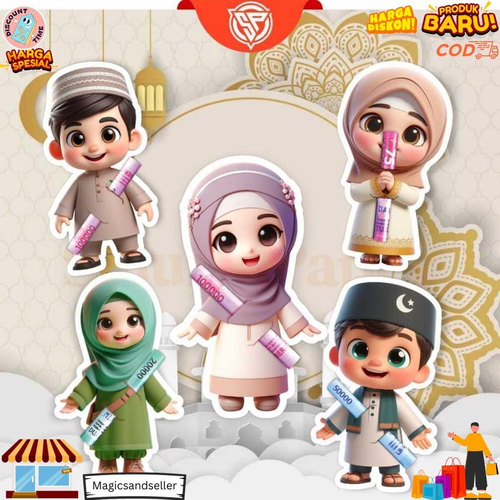 

1 Pack Amplop Karakter 3D Amplop Lebaran Gemoy Isi 10 Pcs Amplop Idul Fitri Lucu Amplop Gulung D Sale