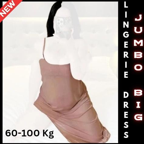 

Lingerie Sexy Dress Gaun Malam Big Size Jumbo 65Kg-102Kg Premium Original