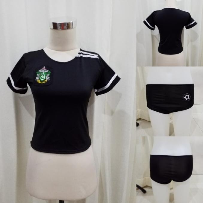 

Lingerie Seksi Kostum Soccer Girl Hitam (Bct045) By Amor Collection Original