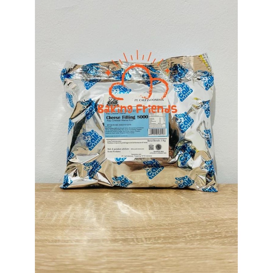 

SIAP KIRIM CALF CHEESE FILLING 8000 1KG/ISIAN KEJU/KEJU OLAHAN