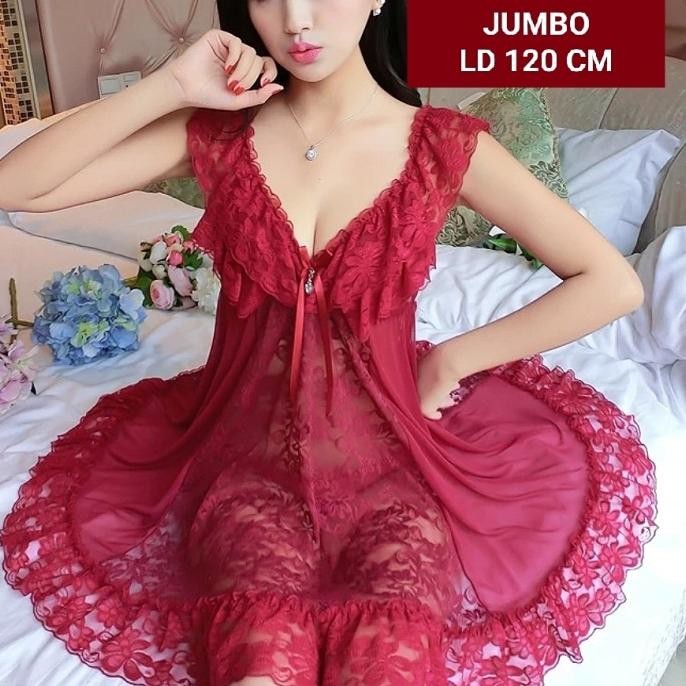 

Jumbo Baju Tidur Wanita-Dress-Daster-Lingerie 073H Original
