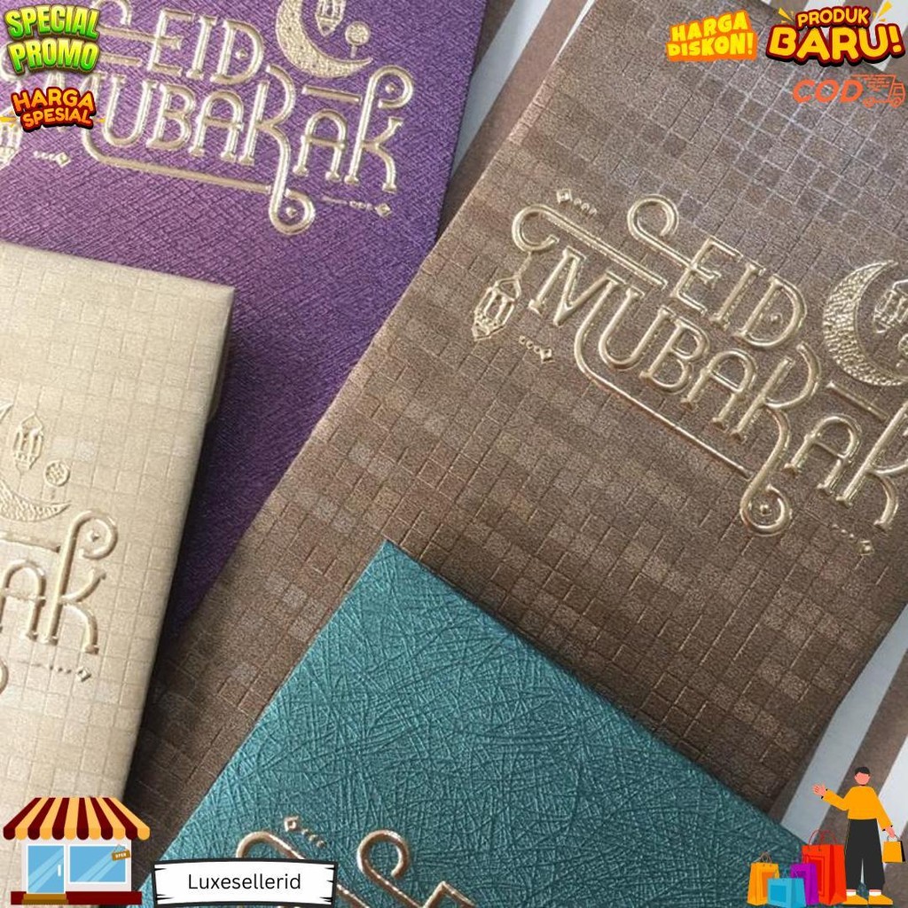 

Amplop Idul Fitri Lebaran Classy Eid 5Pcs Free Stiker Seal By Fgpaper D Promo Puncak
