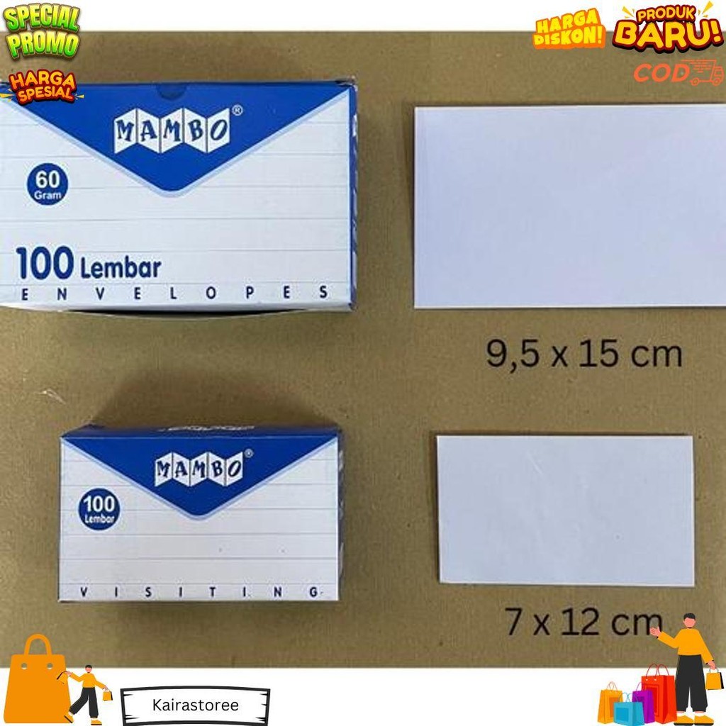 

Amplop Putih Kn 70X120Mm 60 Gram Mambo D Promo Puncak