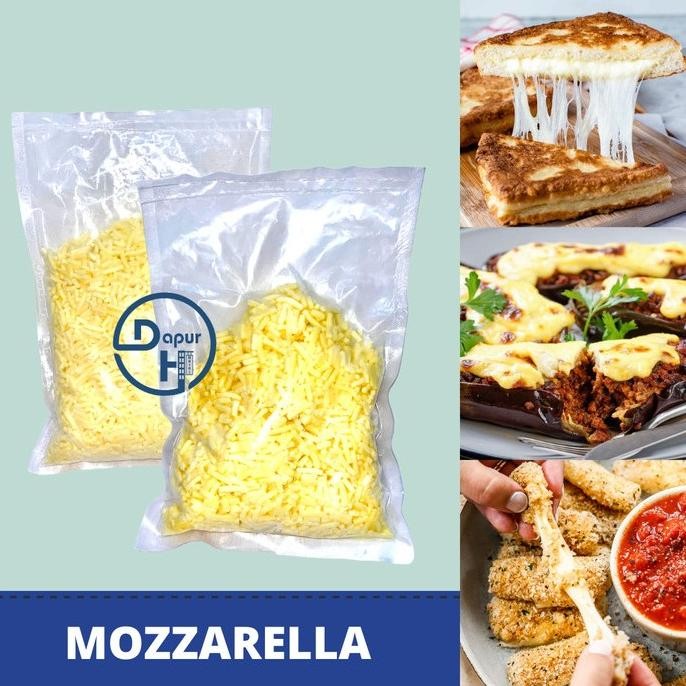 

SIAP KIRIM LEPPRINO KEJU MOZZARELLA SHREDDED 1 KG & 500 G HALAL IMPORT
