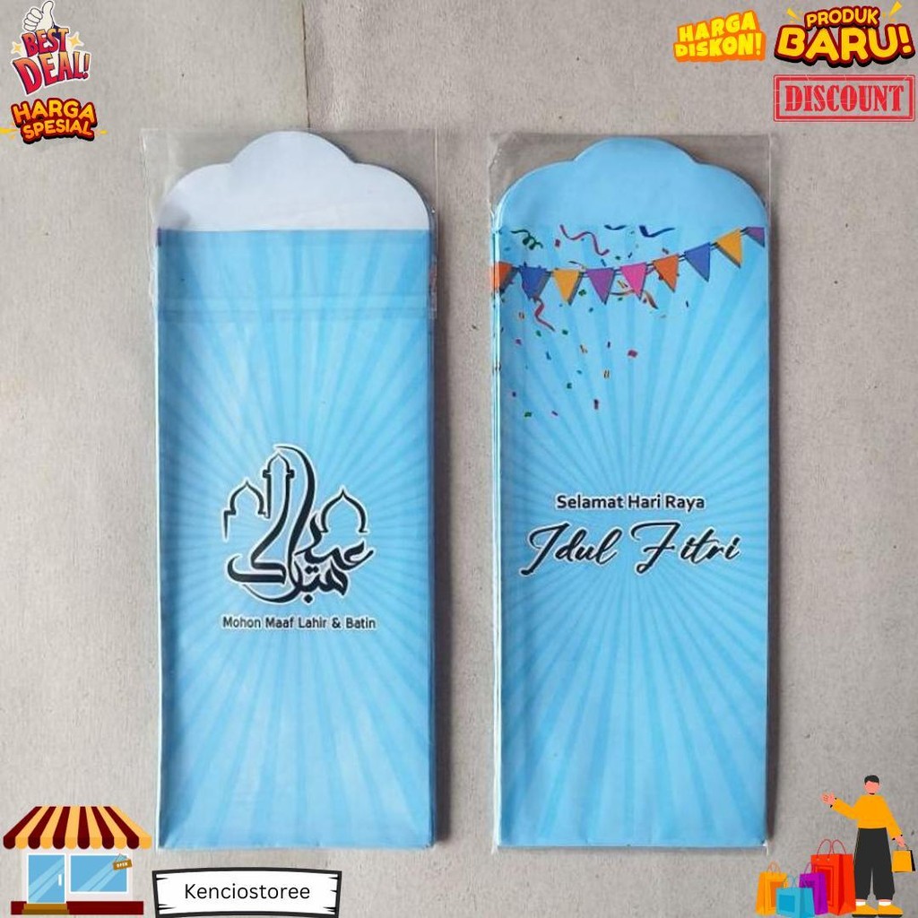 

Amplop Lebaran Isi 10 Pcs / Bungkus / Ukuran 7 X 16 Cm D Promo 3.3