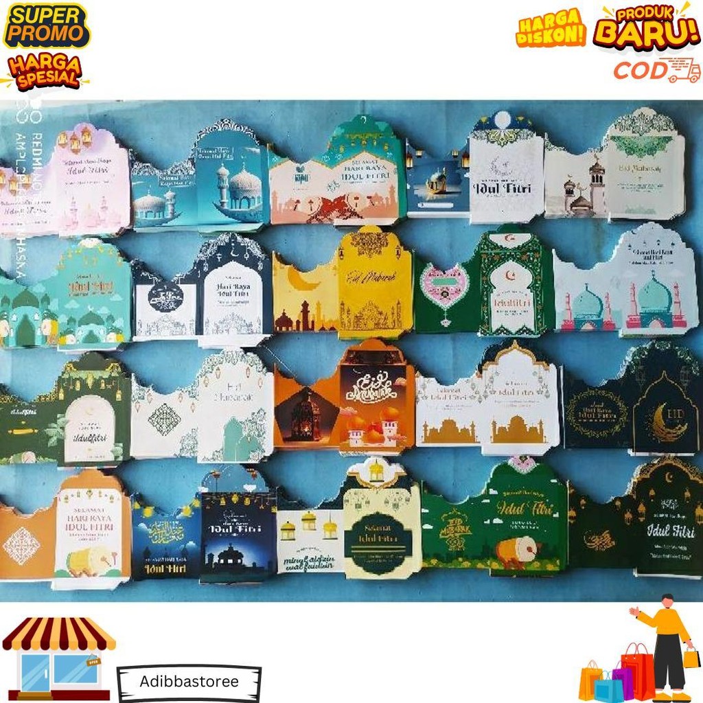 

Amplop Medium Muslim 100 Lembar,[Lembaran ]Bisa Milih Free Plastik (Cod) D Best Seller