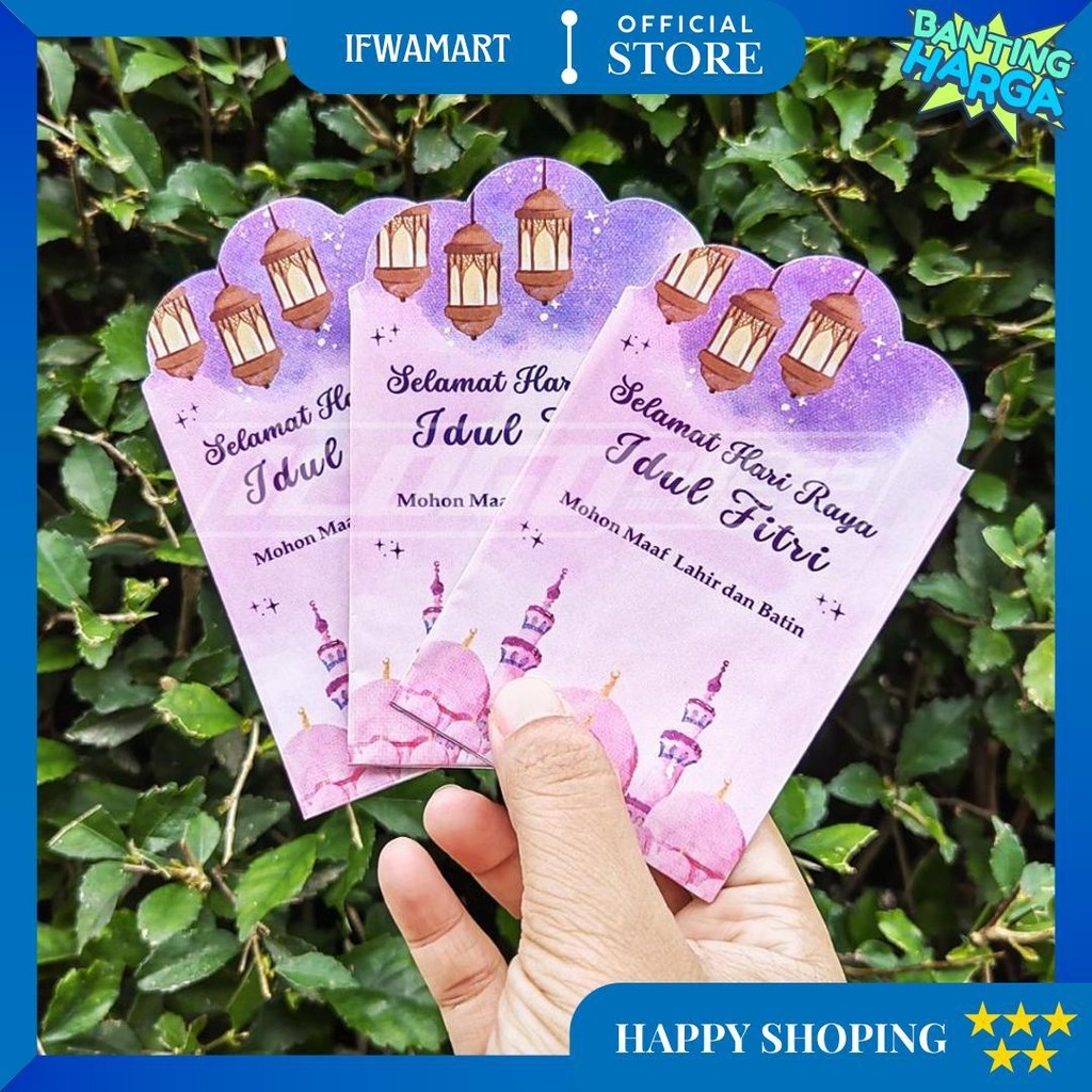 

Amplop Lebaran 2025 Unik Lucu, Medium Muslim 7X11 Cm - 5 Pack Isi 50 Pcs (Mix) D Ramadhan Sale