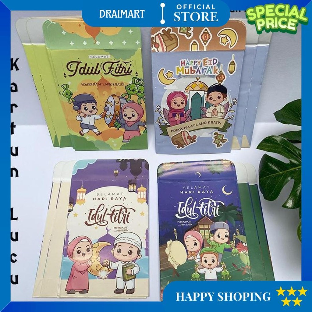 

Amplop Lebaran 2025 Unik Aesthetic 1 Pack (Isi 20 Pcs) Art Paper Amplop Idul Fitri Ukuran Mini D Promo Puncak