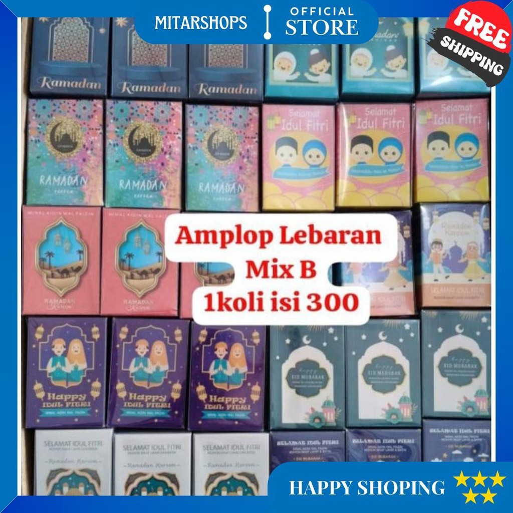 

(1Bok/50Lembar) Amplop Lebaran 2025 D Best Seller