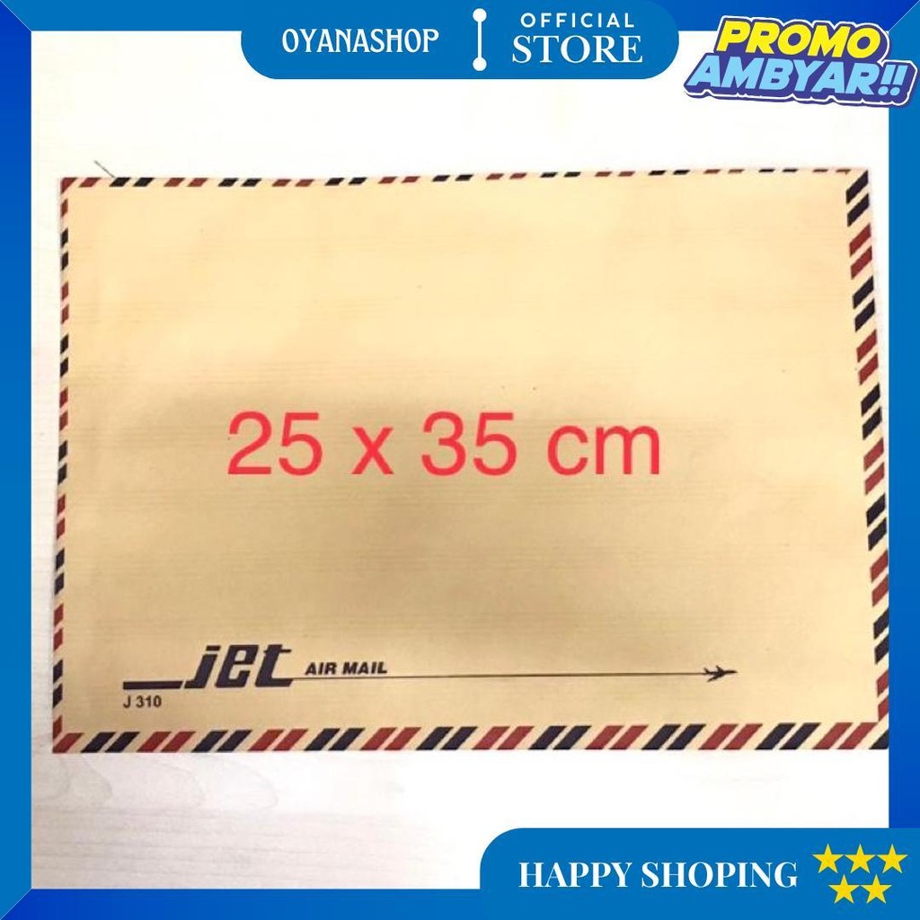 

Amplop Coklat Folio Tali Airmail 310 Isi 50 Pcs D Termurah