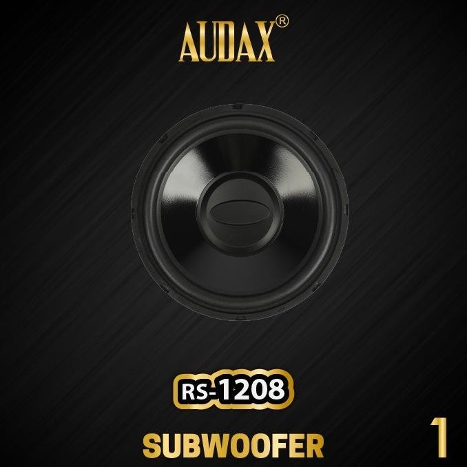 Murah Audax - Speaker Pasif 12" Rs-1208 Speaker Subwoofer Mobil