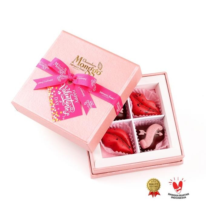 

Grosir Chocolate Monggo | Valentine Noisette Rose Box 60G | Hadiah Hari Cinta | Cokelat Love