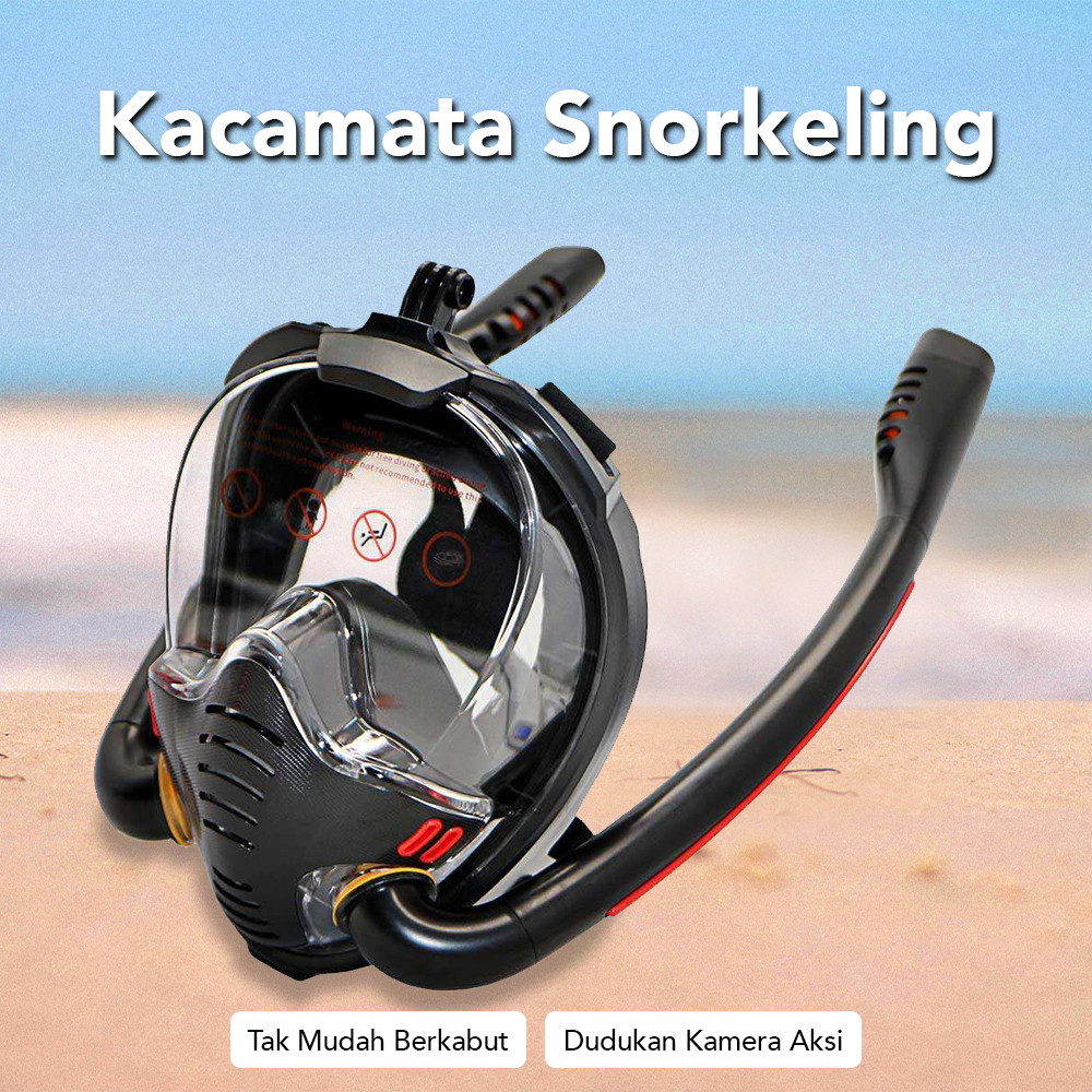 Kacamata Full Face Diving Snorkeling