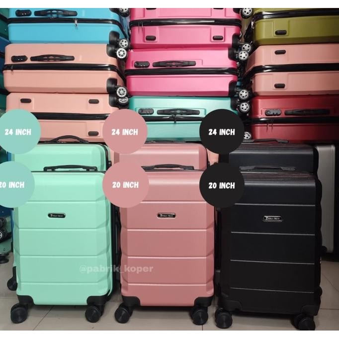 Koper Premium 24 inch 7182 POLO koper traveling , Koper pakaian,