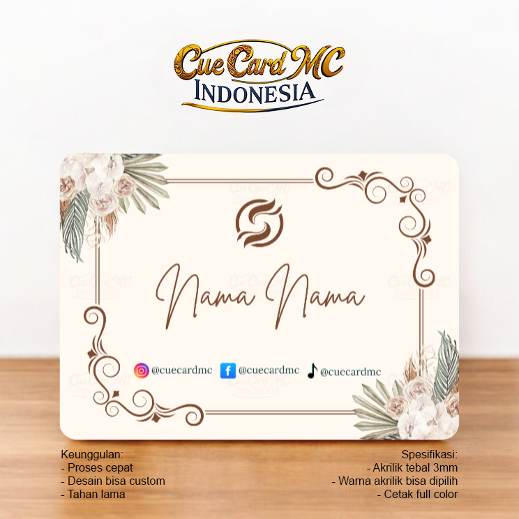 

Cue Card MC Full Color FC-11 | Garansi 6 bulan